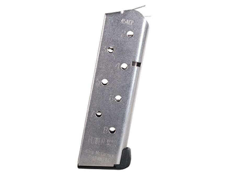 Magazines Chip McCormick Ready Series 45ACP 1911 POWER MAG COMPACT .45 ACP 8 RD STS • Model: Ready Series